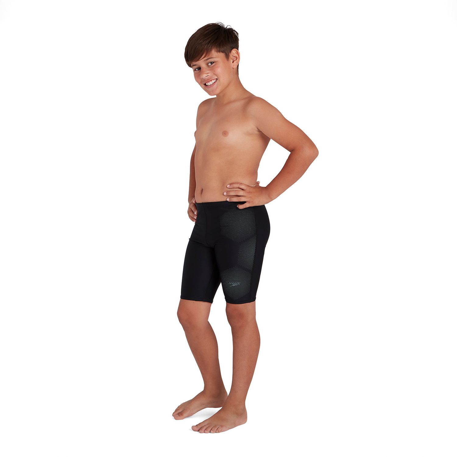 Speedo TECH PLACEM JAMMER BLACK/GREY