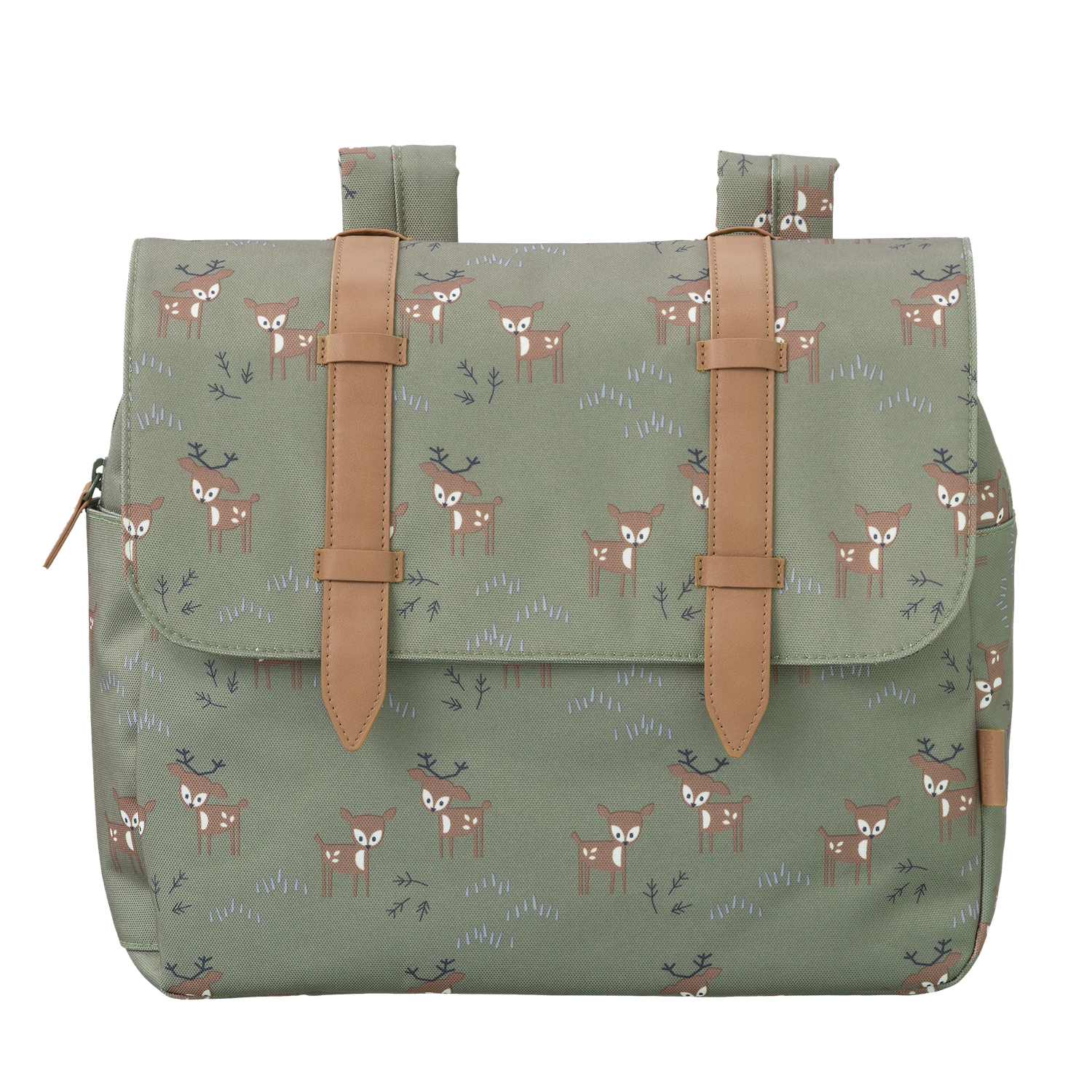 Boekentas Deer olive