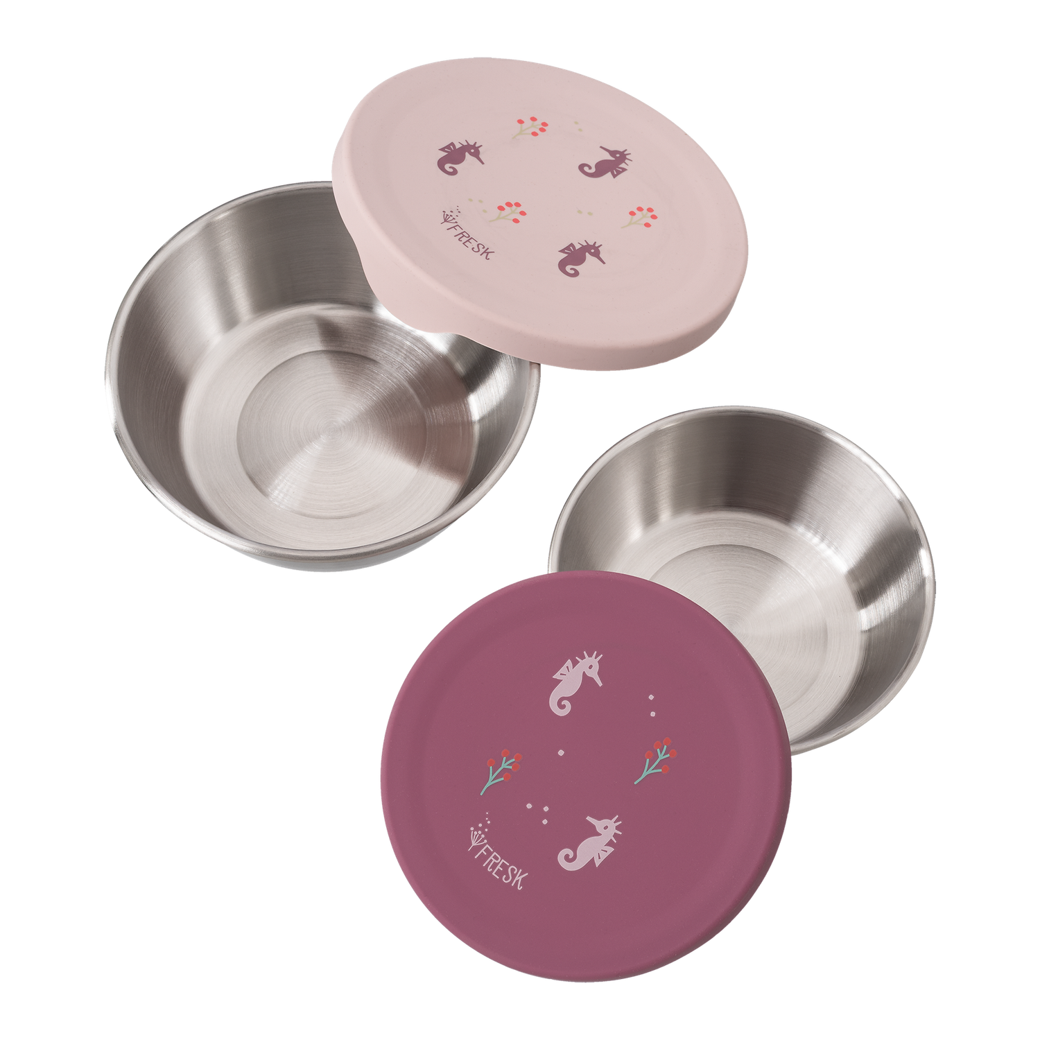 Fresk Snackbox set 2 pcs. Seahorse
