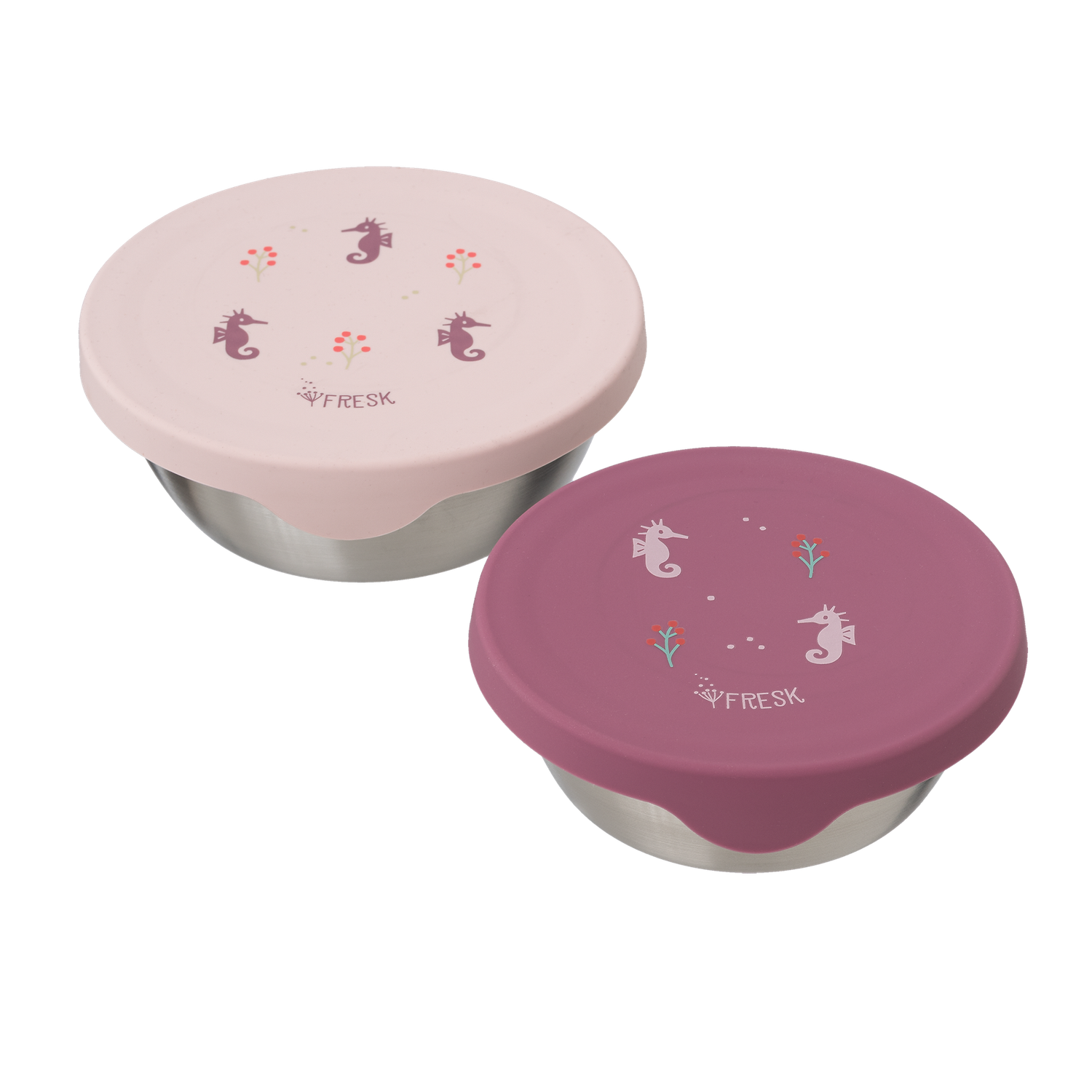 Fresk Snackbox set 2 pcs. Seahorse