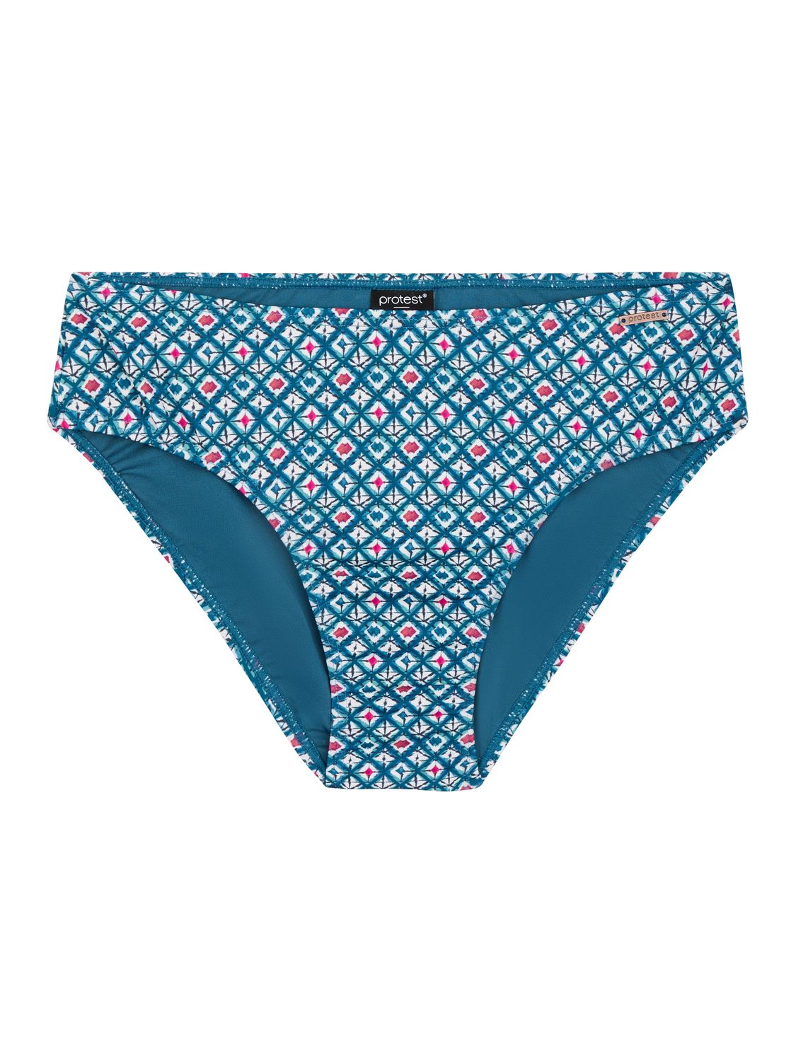 Protest Bikini bottom Print Raku bleu