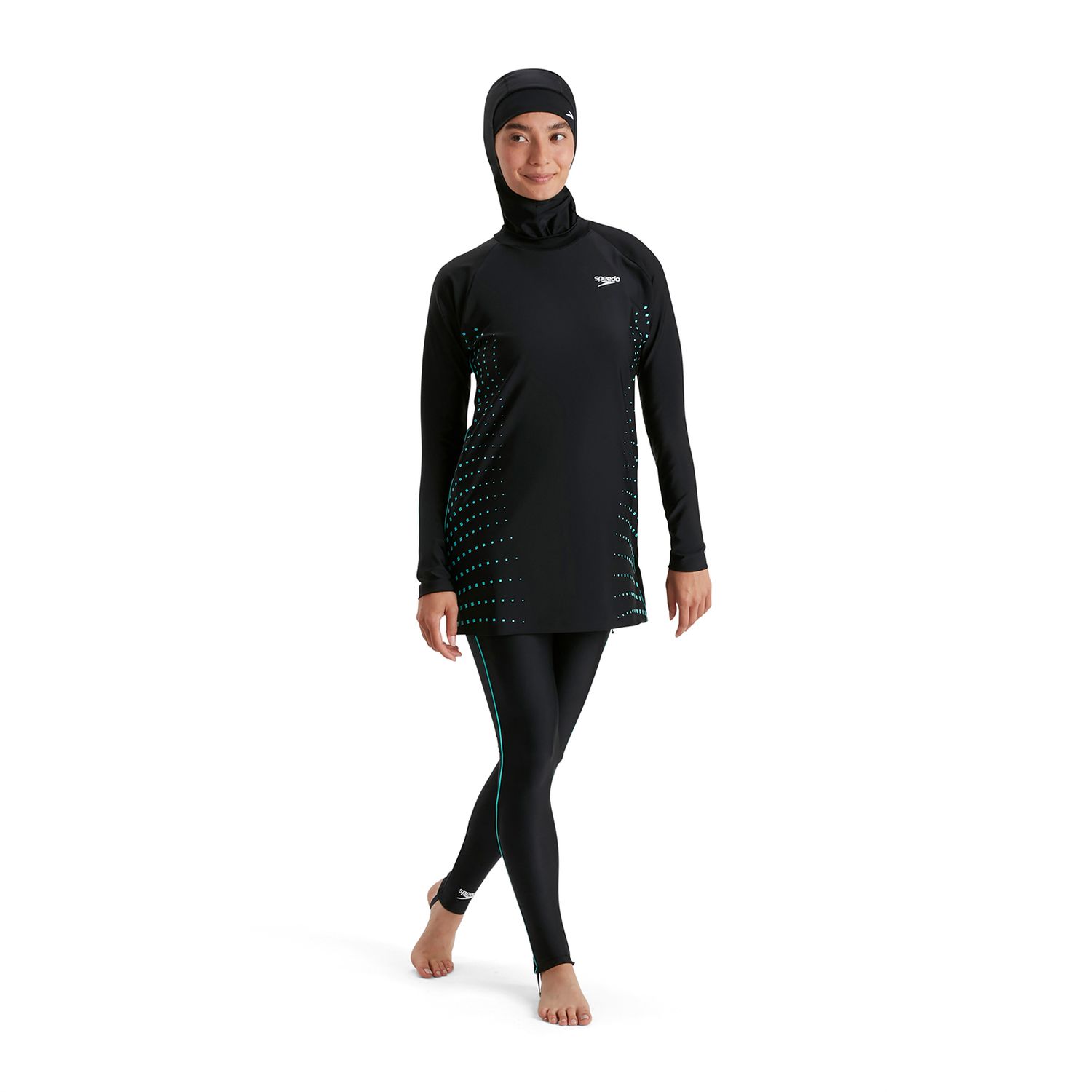 Speedo 3 PIECE SWIM SET BLA/GRN