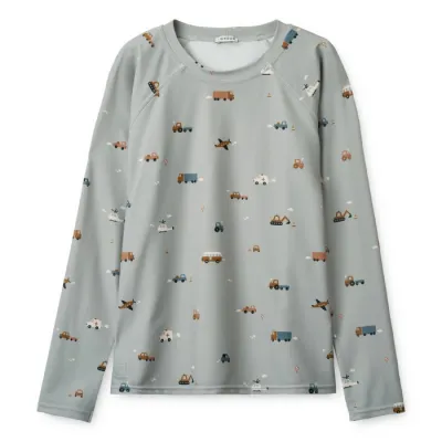 Liewood uv shirt voertuigen