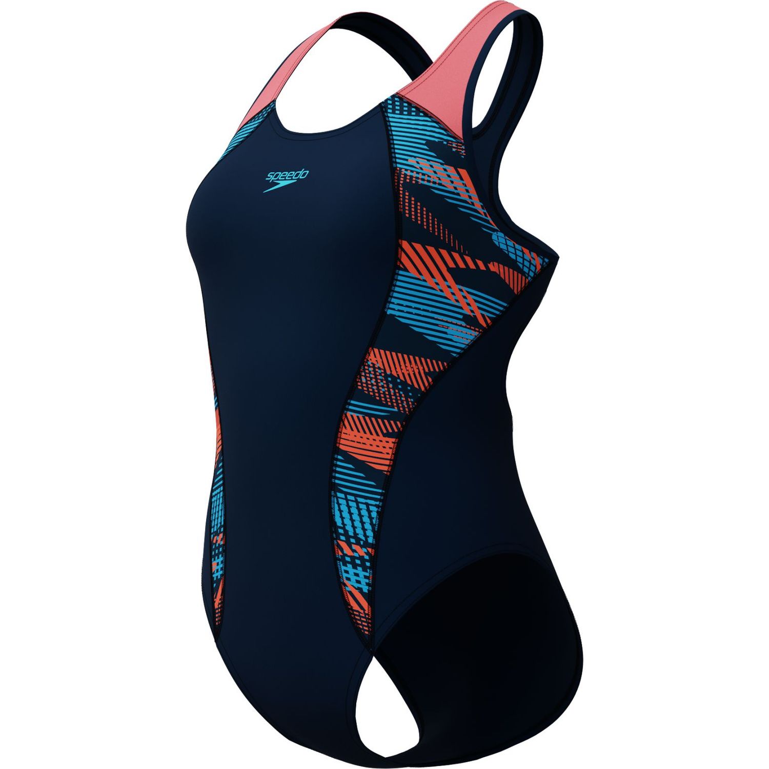 Speedo Badpak eco+ plastisol laneback true/navy