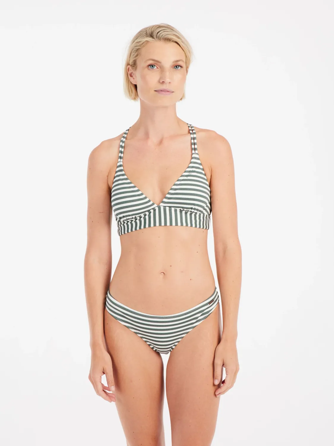 Protest Mixsuperol triangle bikini top veggie green