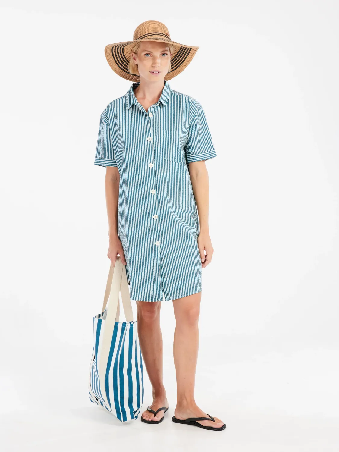 Protest Tunic dress surfing bleu