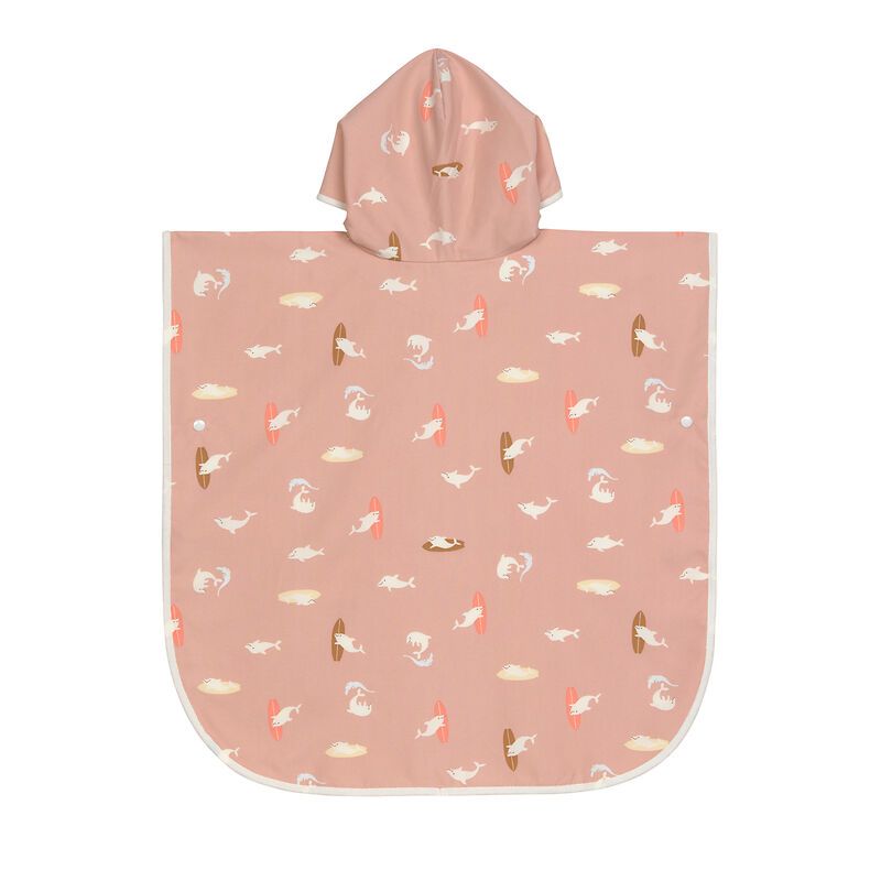 Poncho Dolphin peach