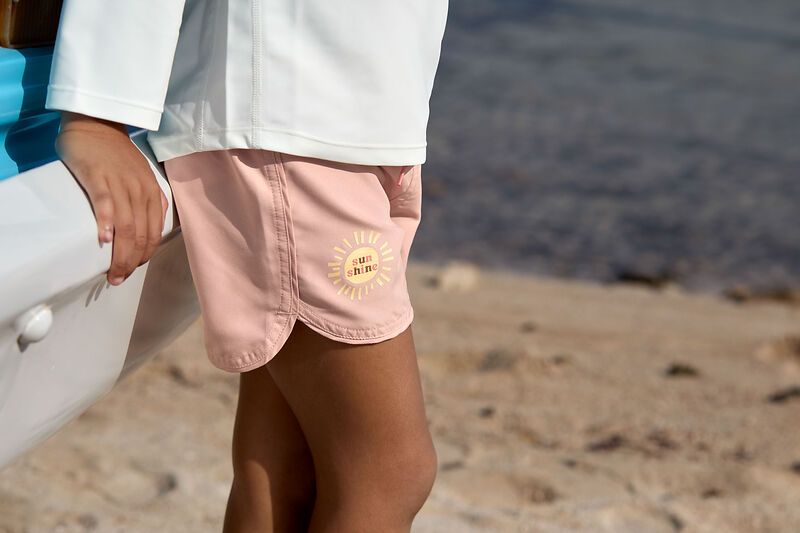 Lassig Zwempamper board short kids peach