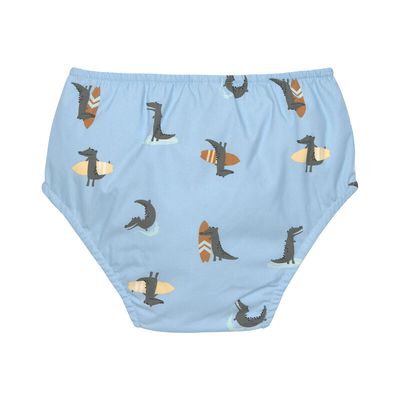 Lassig Zwempamper crocodille bleu