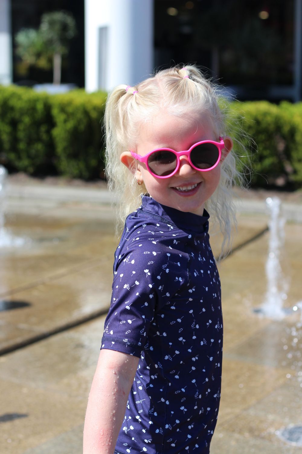 Zonnebril jolly pink 2 tot 6 jaar