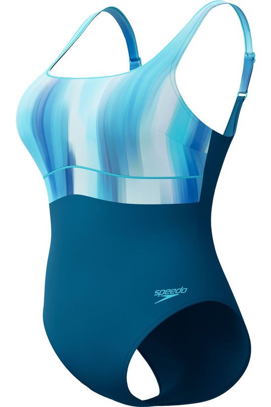 Speedo Badpak New contour eclipse blauw