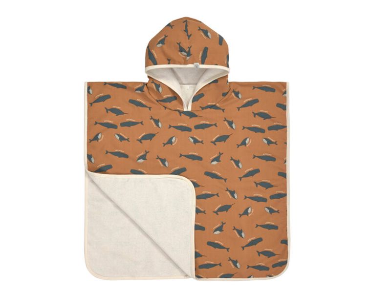 Poncho whale caramel