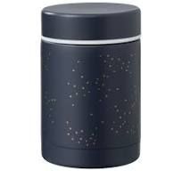 Fresk Food jar idigo dots bleu