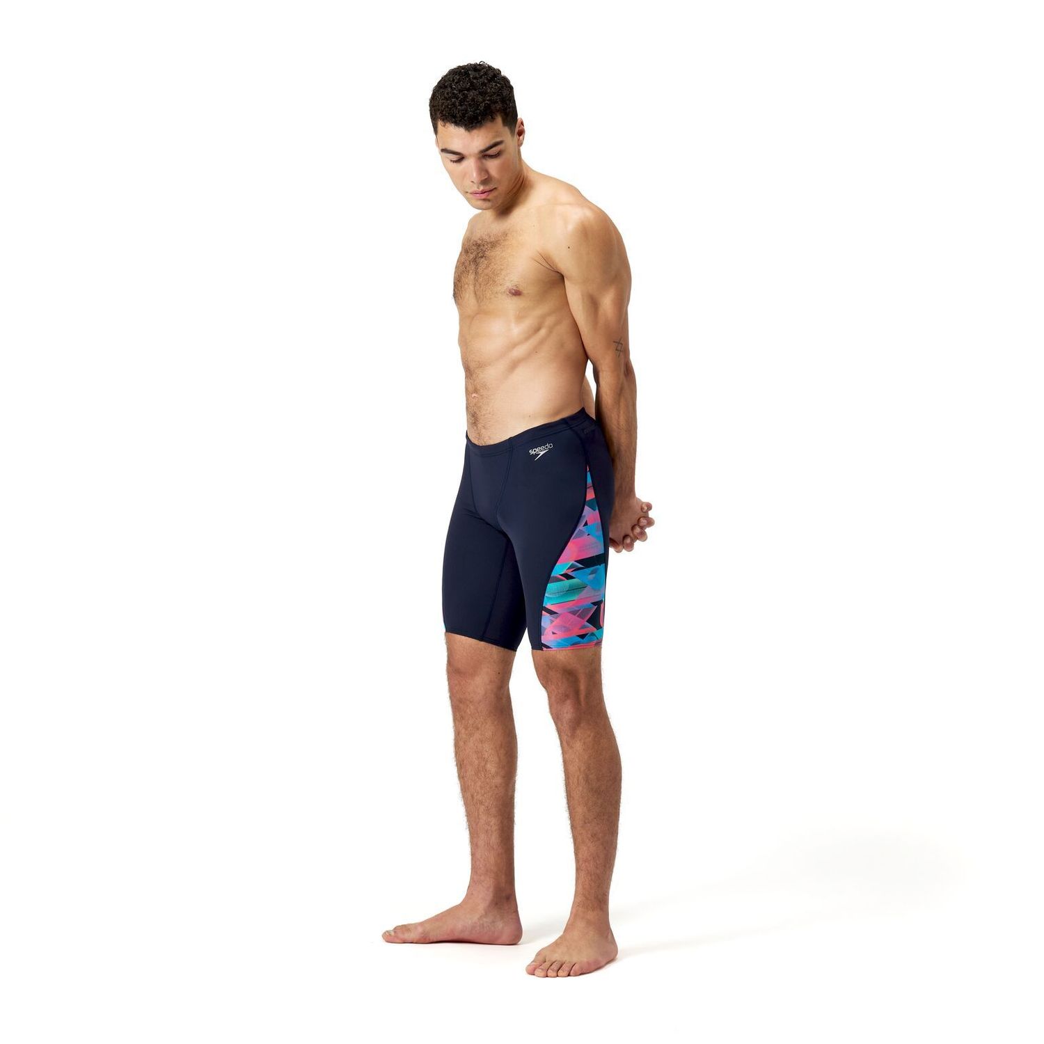 Speedo ECO MEDLEY LOGO JAM BLA/GRN