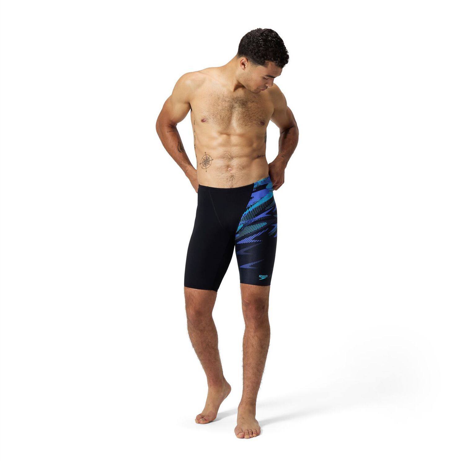 Speedo ECO+ HYPERBOOM V-CUT JAM BLA/BLU