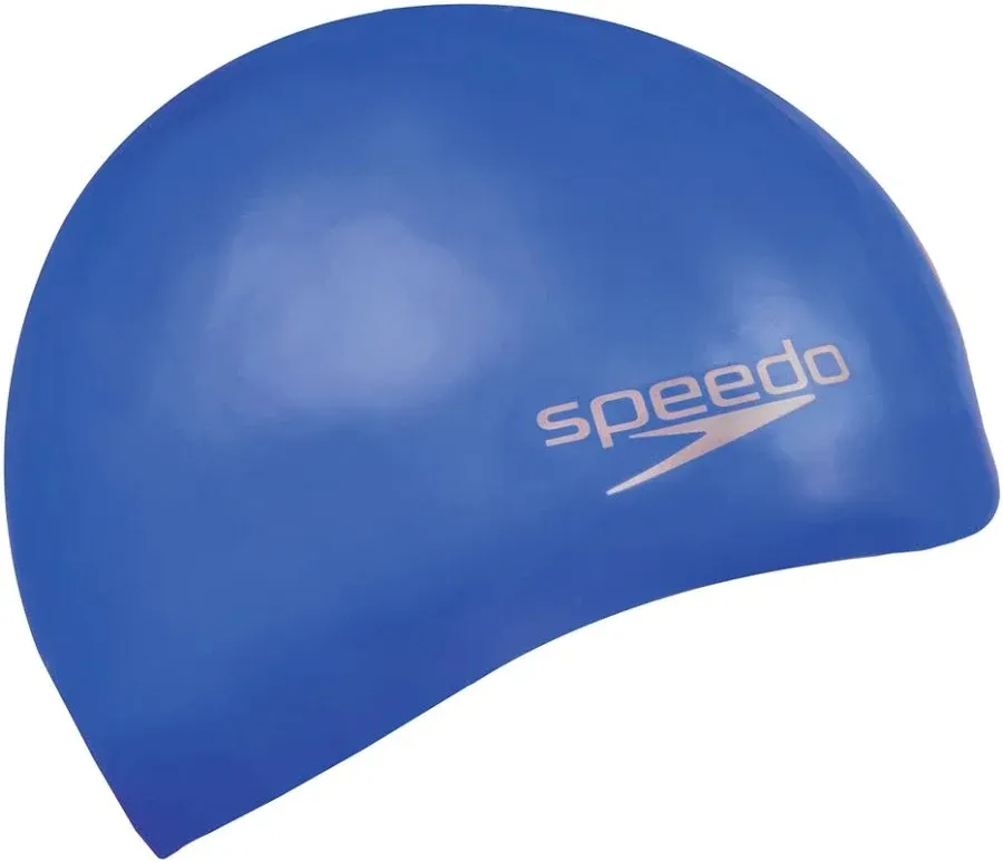 Siliconen badmuts blauw