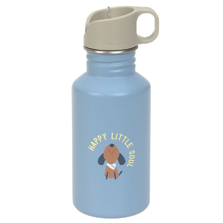 Stainless steel fles dogg 500ml