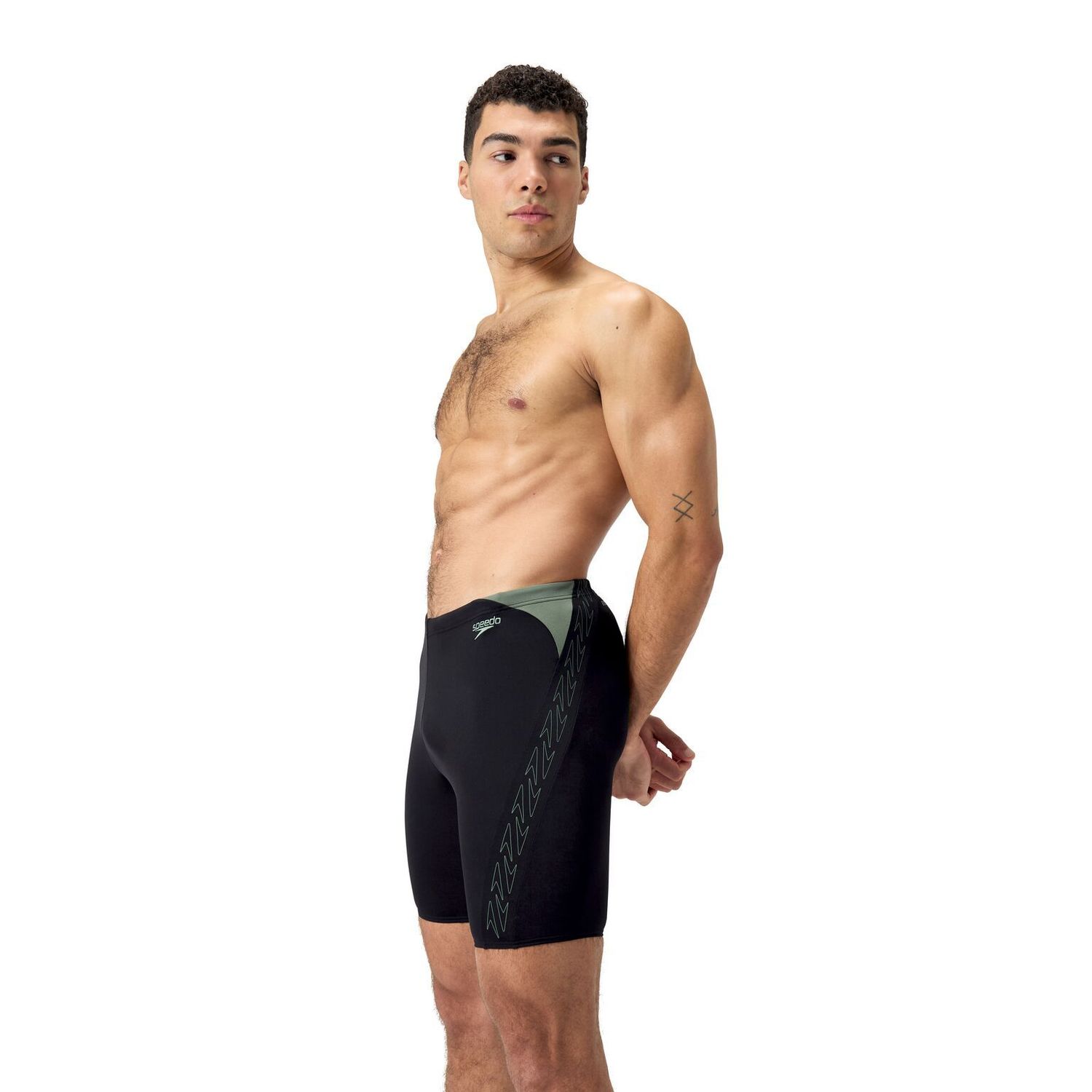 Speedo Zwembroek ECO+ H-BOOM SPLICE JAM BLA/GRN