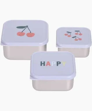 Snack box set 3pcs cherry