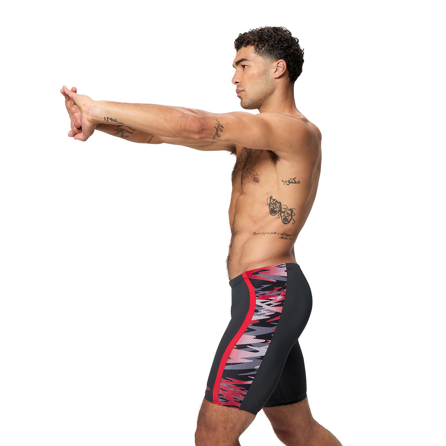 Speedo JAMMER BLA/RED