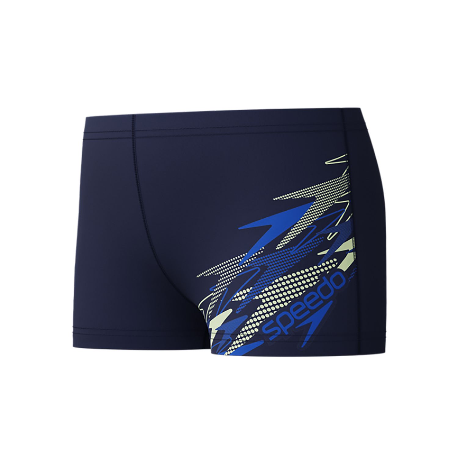 Speedo aqua short medley logo flames bleu