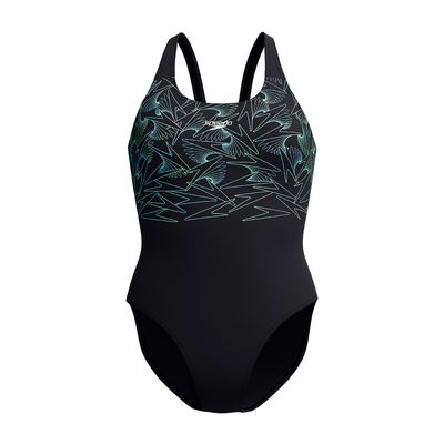 Speedo Badpak END+ Hyperboom black/green