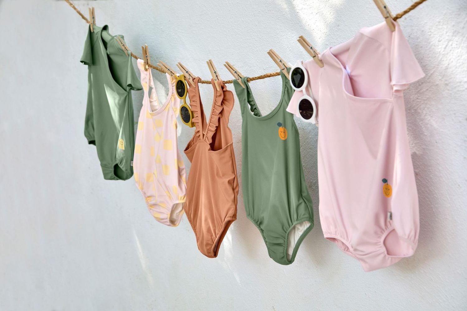 Kids Badpak green