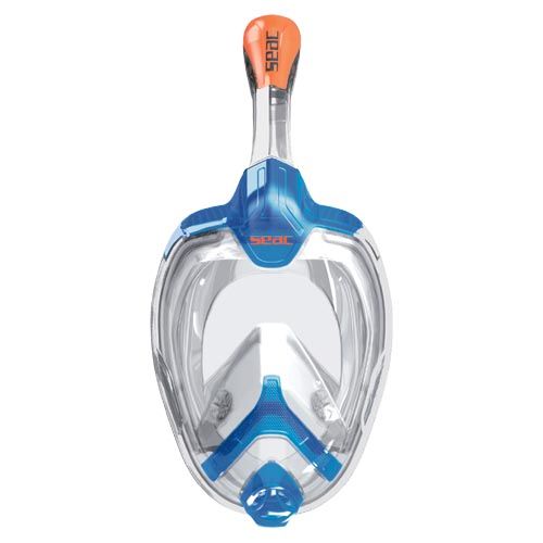 Snorkelmasker S/M blauw /oranje