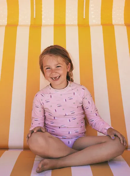 Uv shirt surfer pink