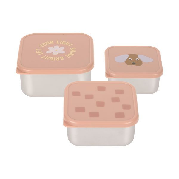 Snack box set 3pcs party rose