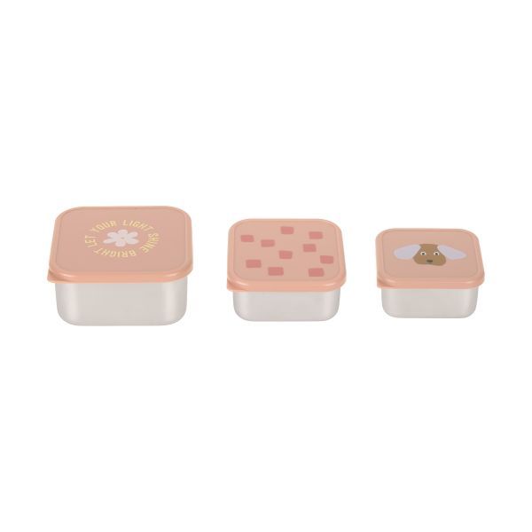 Snack box set 3pcs party rose