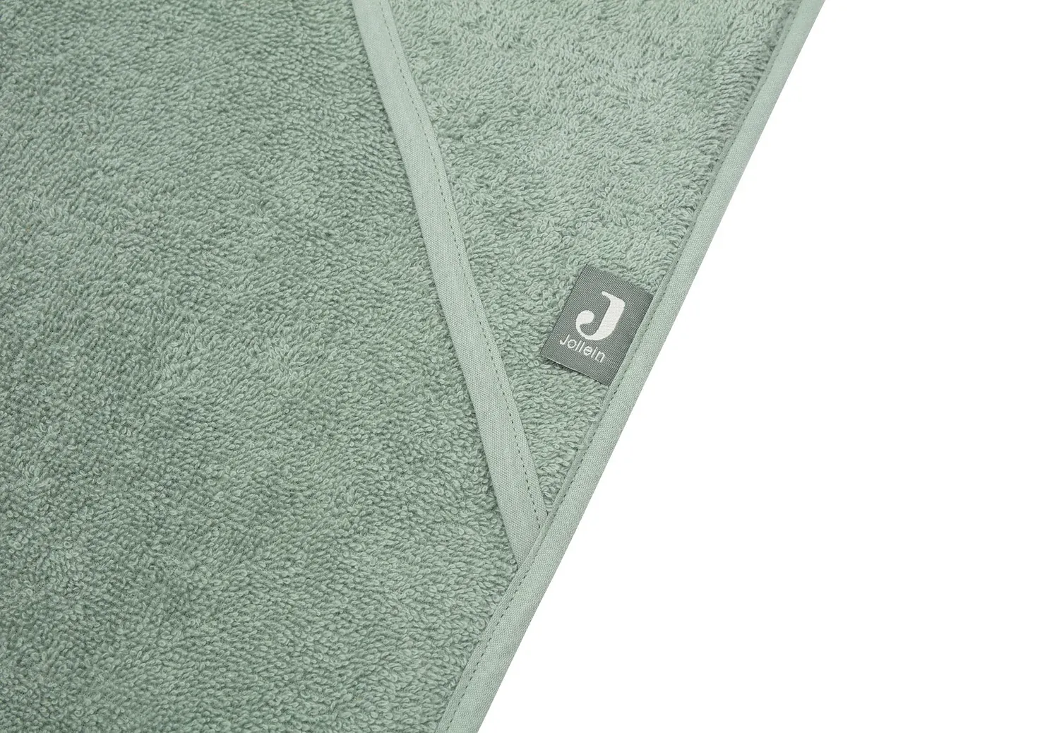Jollein badcape ash green 100x100