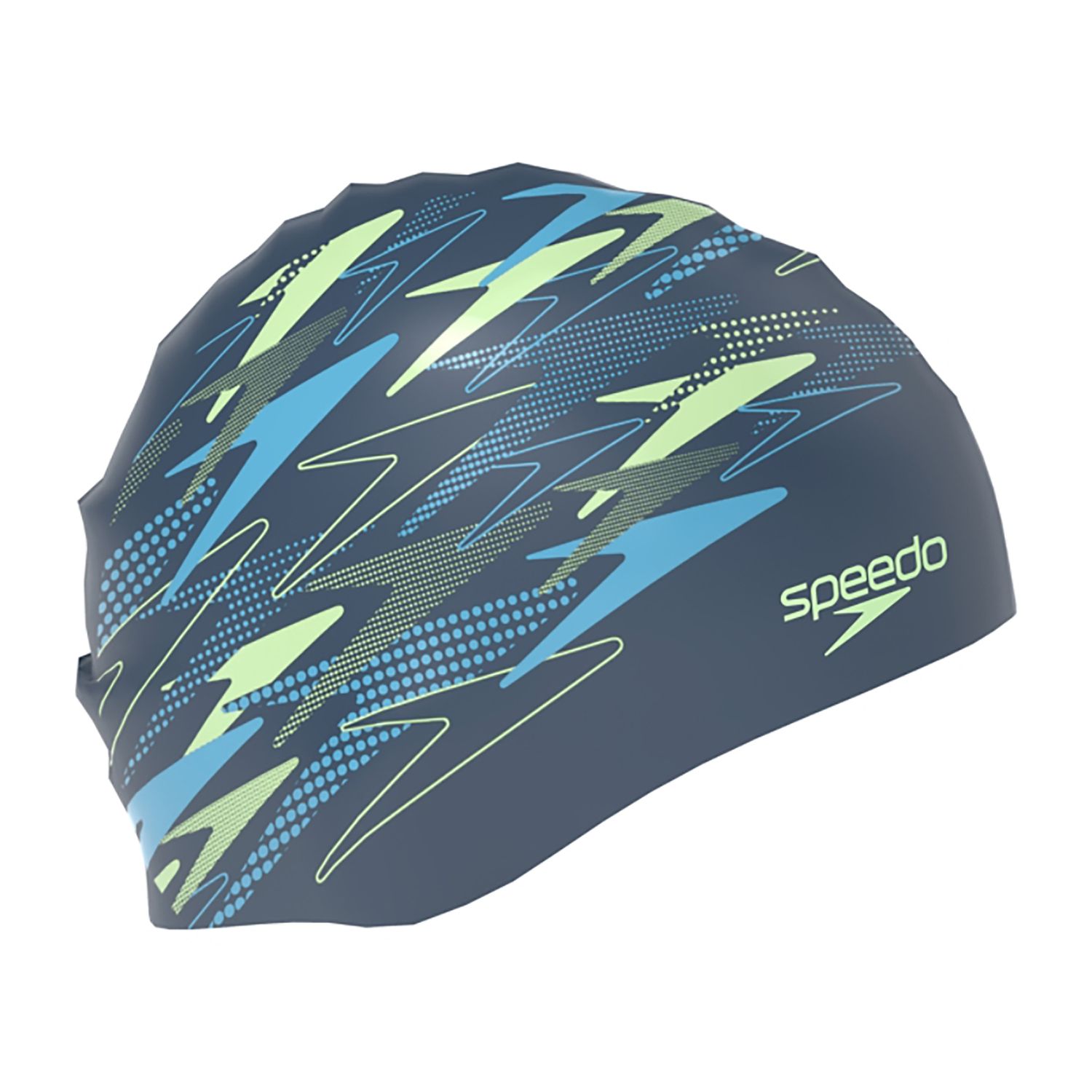 Printed Siliconen cap blauw train