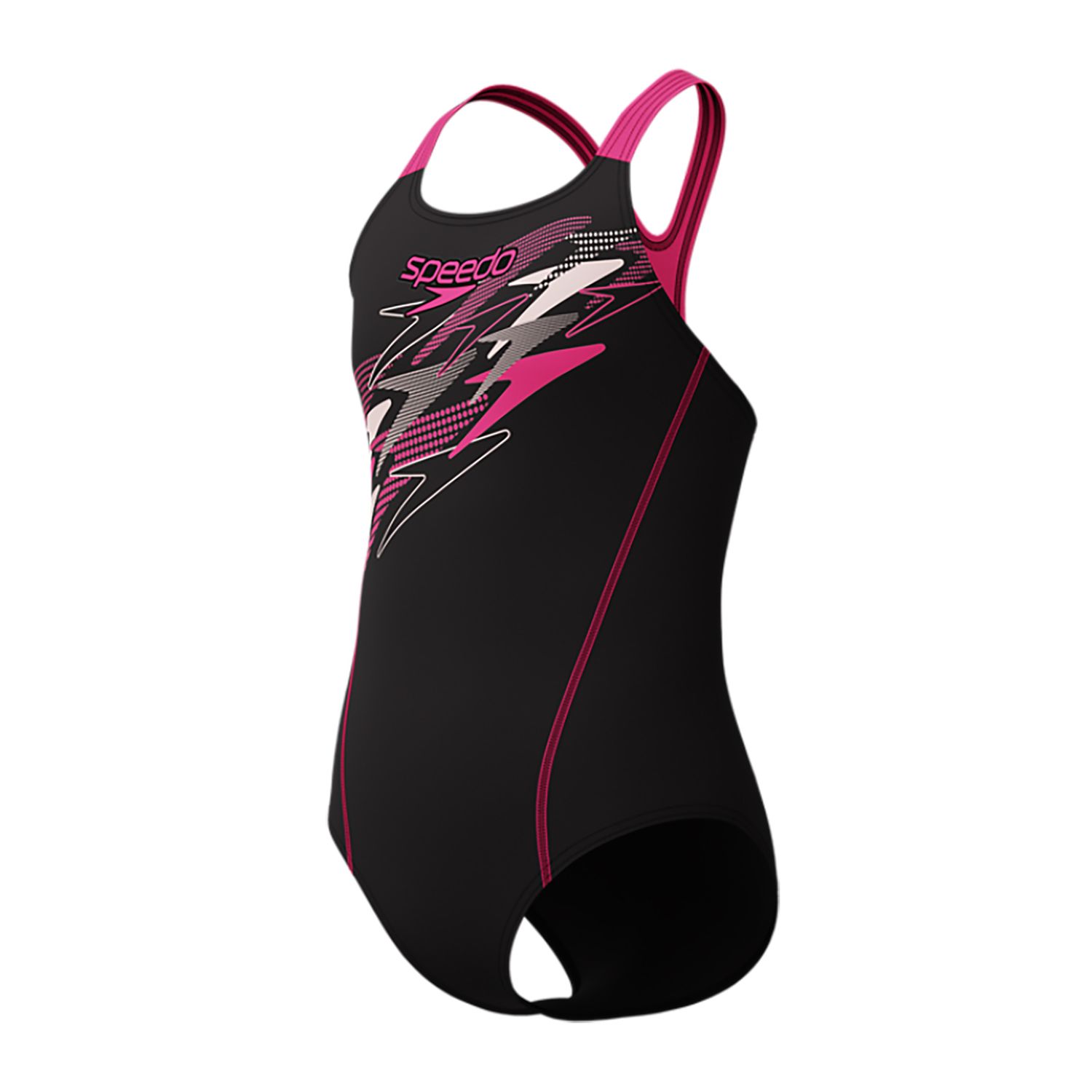 Speedo Badpak medley logo zwart/roos