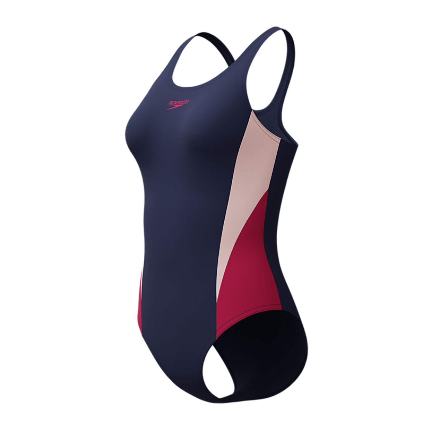 Speedo Badpak color block Navy/pink