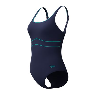 Speedo SOLID CONTOUR ECLIPSE 1P Bleu/green