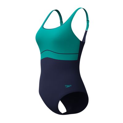 Speedo SOLID CONTOUR ECLIPSE 1P Navy/green