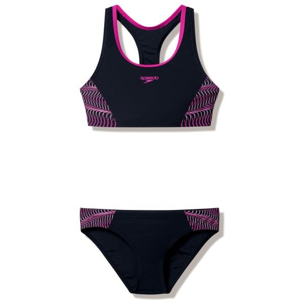 Speedo PLACEM RACERBACK 2P BLA/Purple
