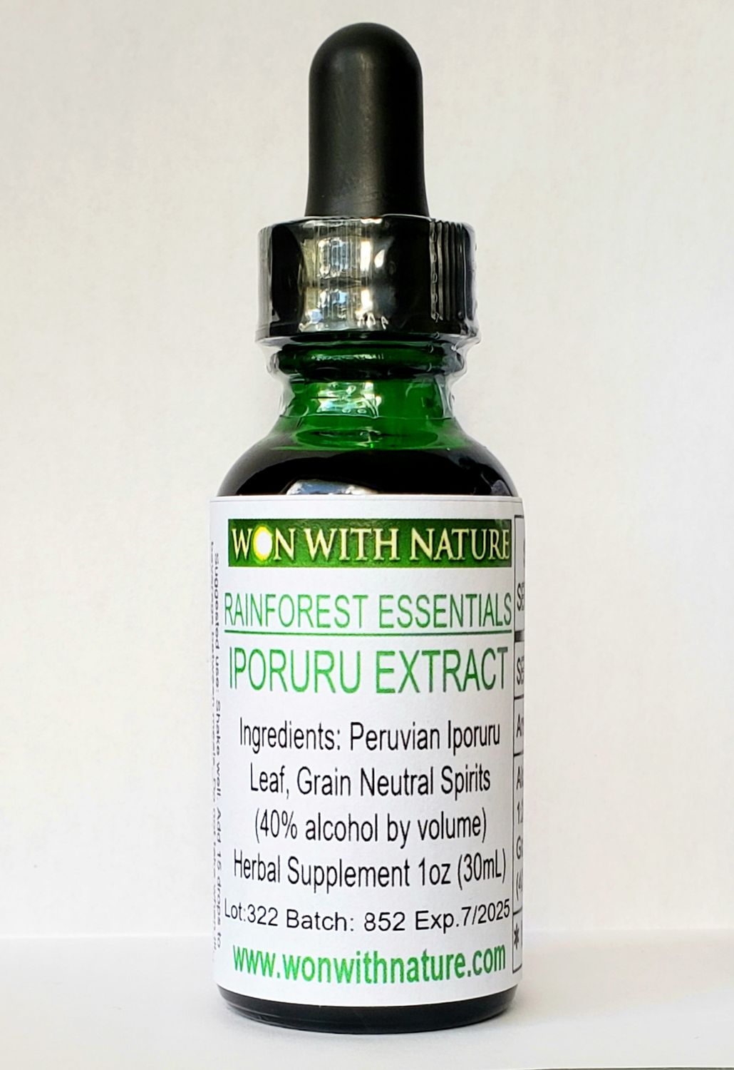 Iporuru Extract. 1 Ounce Bottle. Free Shipping.
