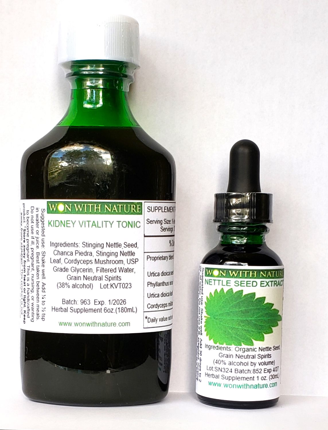 Kidney Vitality Formula. 8 Ounce Bottle. Free Shipping.