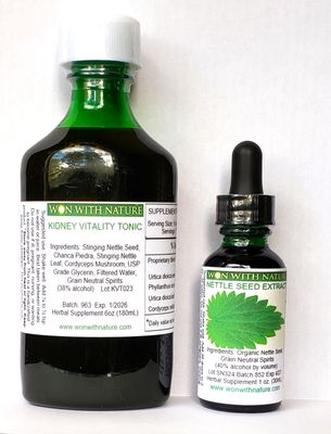 Kidney Vitality Formula. 8 Ounce Bottle. Free Shipping.
