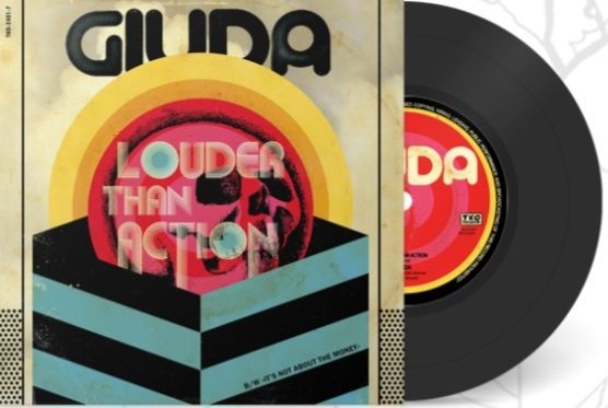 Giuda &quot;Louder Than Action&quot; 7&quot; Single - ( BLACK VINYL ) - LIMITED TO 400 COPIES!!