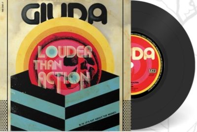 Giuda &quot;Louder Than Action&quot; 7&quot; Single - ( BLACK VINYL ) - LIMITED TO 400 COPIES!!