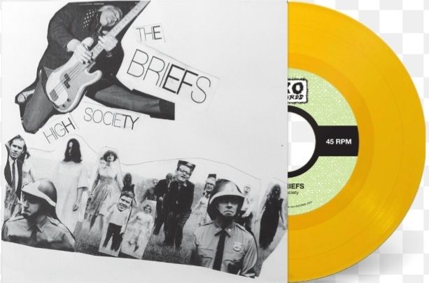 The Briefs &quot;High Society&quot; 7&quot; single (YELLOW VINYL)