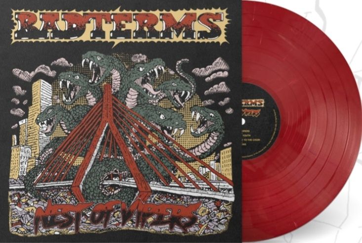 BADTERMS - "Nest Of Vipers" LP (RED VINYL)