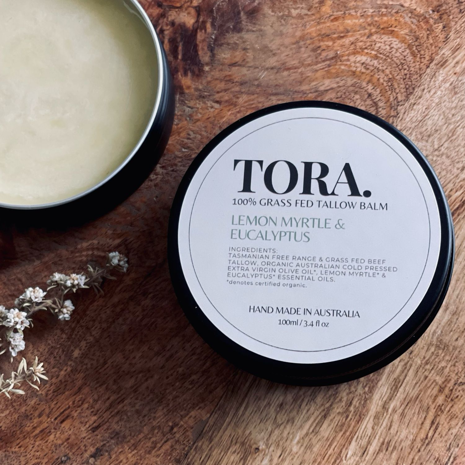 TALLOW BALM - Lemon Myrtle &amp; Eucalyptus 100ml