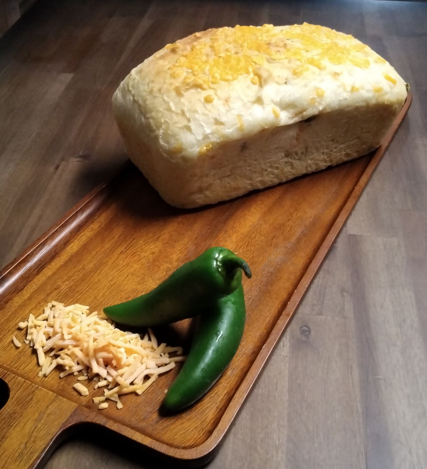 Lg. Jalapeño and Cheddar cheese bread