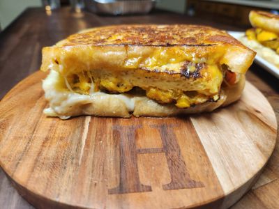 B.O.G.C. Bacon, Omelet Grilled Cheese