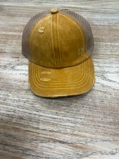 CC Criss Cross Trucker Cap, Color: Mustard