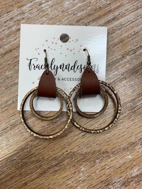 TLD Brown Cheetah Hoops